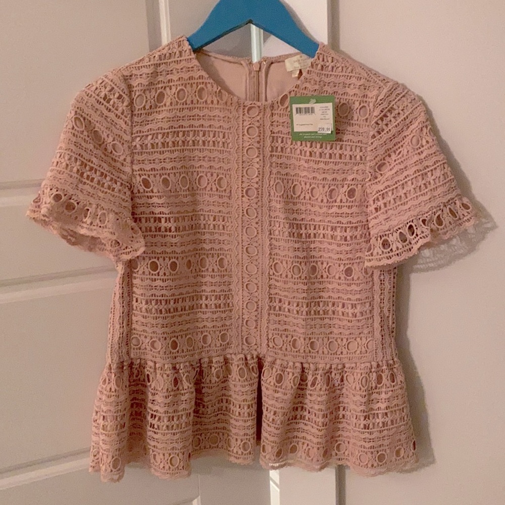 Kate Spade New York XXS mixed lace top “Dress the part “